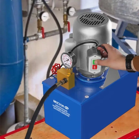 Электрический опрессовочный насос МЕГЕОН 981170 купить по низкой цене | МАКСПРОФИТ