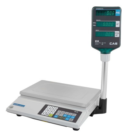 Весы CAS AP-1 (30M Big Tr.) купить по низкой цене | МАКСПРОФИТ