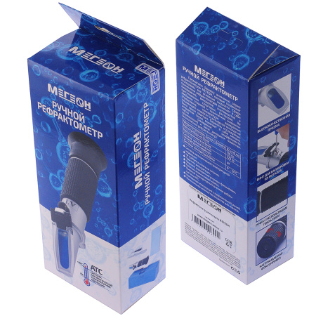 Рефрактометр для автомобилистов (пропиленгликоль, этиленгликоль, электролит) МЕГЕОН 72023 купить по низкой цене | МАКСПРОФИТ