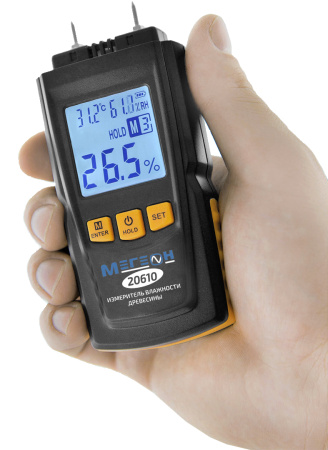 Измеритель влажности древесины МЕГЕОН 20610 купить по низкой цене | МАКСПРОФИТ
